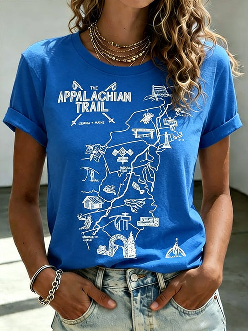 Women's Appalachian Trail Hiking  Print T-Shirt