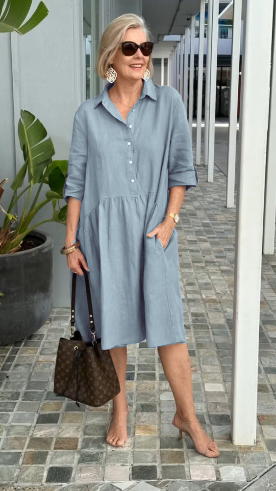 🎉🔥LAST DAY 50% OFF🔥 New Women's Cotton linen casual dress