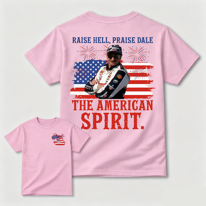 Dale Earnhardt The American Spirit T-shirt, 4th of July Tee, Unisex Clothes For Women and Men. Gift For Independence Day
