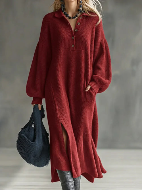 CLEARANCE SALE🔥 Women's Comfortable Cashmere Sweater Dress