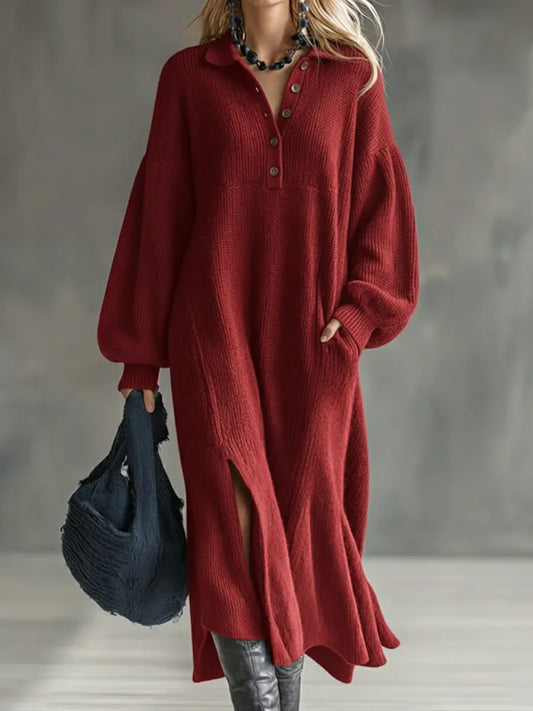 CLEARANCE SALE🔥 Women's Comfortable Cashmere Sweater Dress