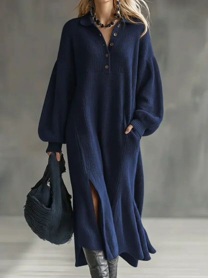 CLEARANCE SALE🔥 Women's Comfortable Cashmere Sweater Dress