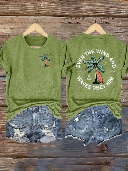 Women's Casual Faith Short-Sleeved T-Shirt