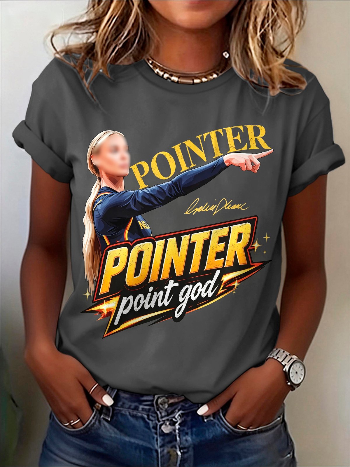 Women's Basketball Lovers Print T-Shirt