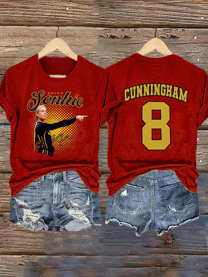 Women's  Basketball Printed T-Shirt