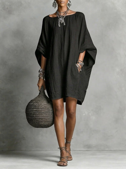 New Arrivals🔥Women's Elegant Casual cotton and linen dress