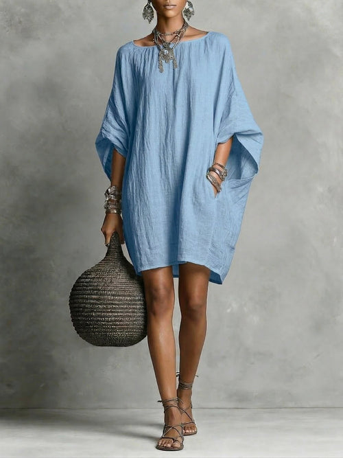 New Arrivals🔥Women's Elegant Casual cotton and linen dress